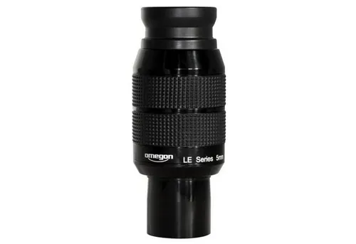 Omegon Teleskop Omegon LE Planetary Okular 5mm 1,25'' - Hohe Kontrastleistung - Teleskope - Hochwertiges Okular mit 20mm Augenabstand für brilliante Bilder und angenehmes Beobachten, ideal für Brillenträger.