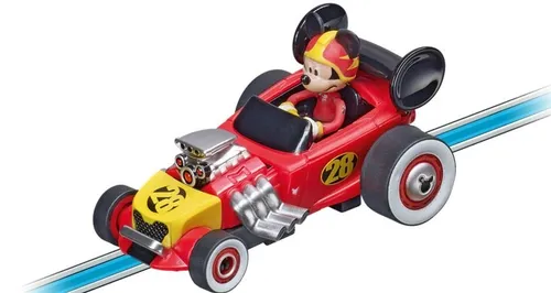 CARRERA FIRST ELECTRIC SLOT CAR MICKEYS HOT DOGGIN HOT ROD NEU OVP