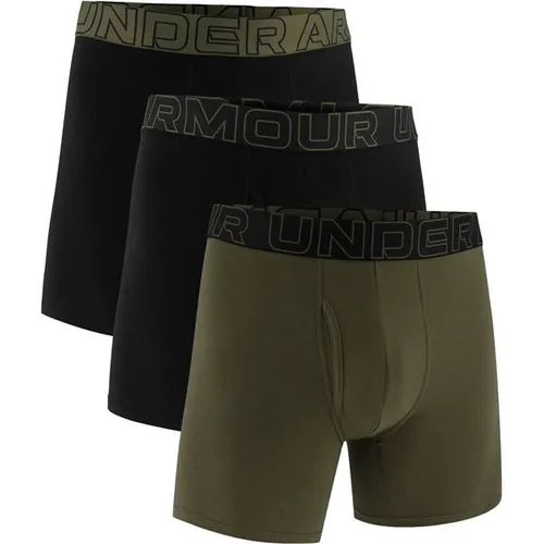 UNDER ARMOUR Herren Unterhose UA PERFORMANCE COTTON 6er Pack - Schnelltrocknende Boxershorts aus innovativem Charged Cotton für hohen Tragekomfort und optimale Bewegungsfreiheit. Ideal für den aktiven Alltag.
