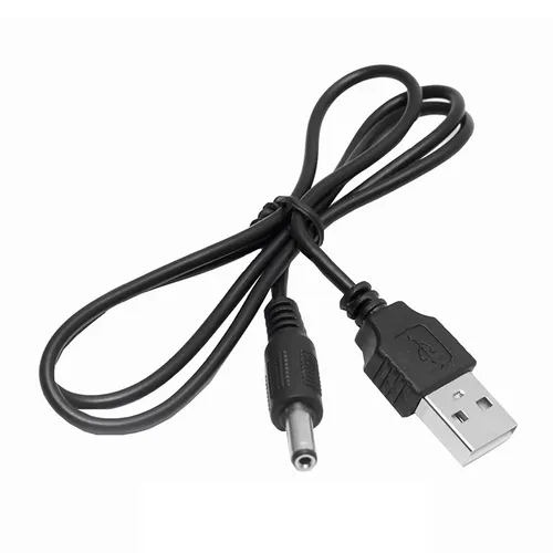 B62 USB Stromkabel Kabel auf DC Hohlstecker Stecker 5.5 x 2.1mm Ladekabel 50cm