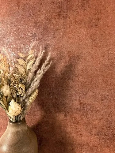 Newroom Vliestapete Braun in rot von Newroom