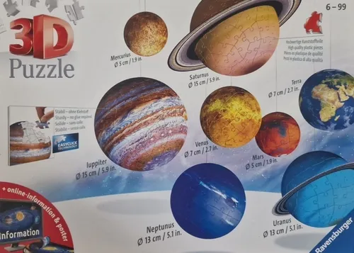 Ravensburger 3D Puzzle Planetensystem 11668
