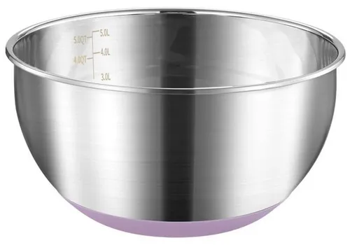 FAB4HOME Rührschüssel Edelstahl Groß 28 cm, 5 Liter
