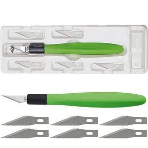 Wedo Skalpell 7852199, aus Kunststoff, mit 5 Ersatzklingen von Wedo