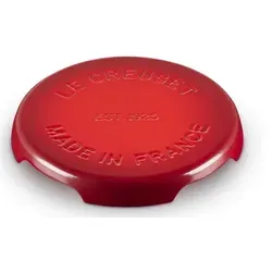 Le Creuset Untersetzer Signature aus Gusseisen Kirschrot in rot von Le Creuset