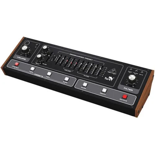 Behringer Toro B-Stock: Monophoner Bass Synthesizer - B-Stock Synthesizer mit 2 analogen Oszillatoren und 5 Oktaven Tonumfang; ideal für kreative Klangexperimente und Eurorack-Anwendungen.