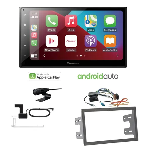 Pioneer Autoradio mit Apple CarPlay & Bluetooth für VW Polo 9N