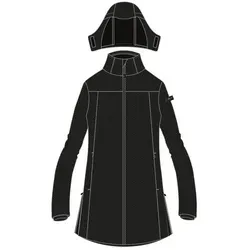 CMP Parka Jacket Zip Hood - Basic Black für Frauen - Funktionsjacke mit PFC-freier Abdichtungstechnologie und Clima Protect Membran für Wasserdichtigkeit und Atmungsaktivität – ideal für jedes Outdoor-Abenteuer.