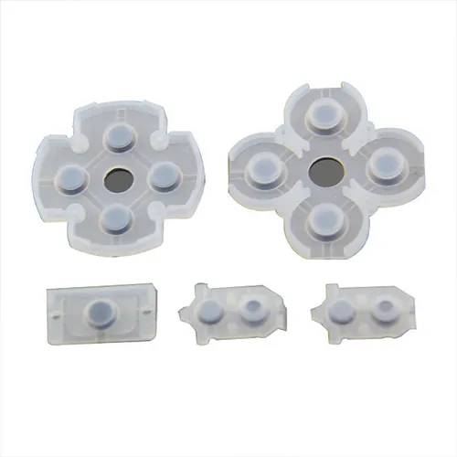 Gummi Tasten Matte Pads Set für Playstation 4 / PS4 Controller JDM-040 Knöpfe