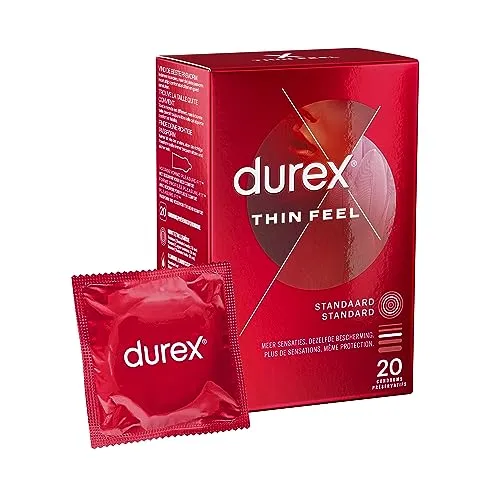 Durex Gefühlsecht - 20er Packung - Durex Gefühlsecht - 20er Packung, für ein intensives Erlebnis und mehr Nähe. Die ultra-dünnen Kondome bieten ein natürliches Hautgefühl und sind sicher in der Anwendung.