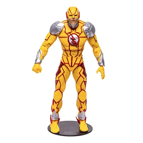 McFarlane DC Gaming Actionfigur Reverse Flash (Injustice 2) - 18 cm, detailreich und beweglich mit 22 Artikulationspunkten und Sammelkarte
