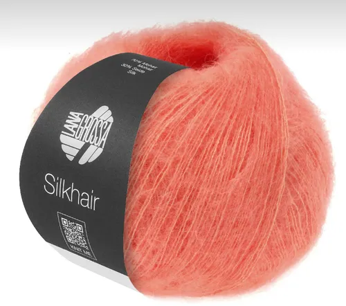  Silkhair Lana Grossa 25g Fb. 212 lachsrosa Kid Mohair Seide PORTOFREI kg/356€