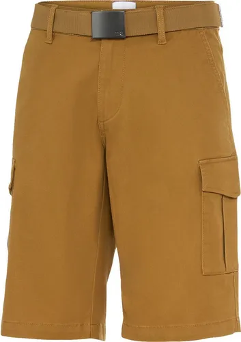 Tom Ramsey Cargobermudas aus robustem Baumwoll-Stretch-Gewebe und mit Gürtel