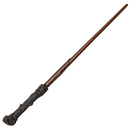Rubie s 38130 Harry Potter Deluxe Zauberstab - Offizieller Zauberstab, originalgetreu aus Stechpalmenholz für die perfekte Harry Potter Verkleidung