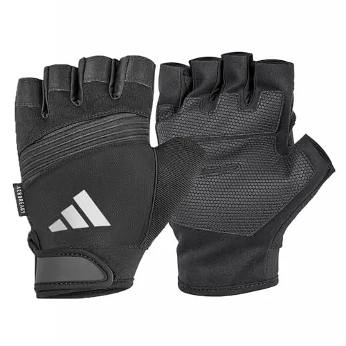 adidas Mixte Adulte Performance Gants d'entraînement, Grau, X-Large (Palme 21.5-23 cm)