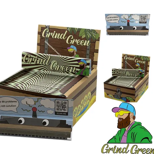 GrindGreen longpapers Unbleached 50er Box