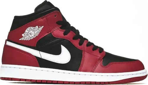 Nike Air Jordan 1 Mid DQ8426-061 Schwarz/Weiß-Gym Rot 42