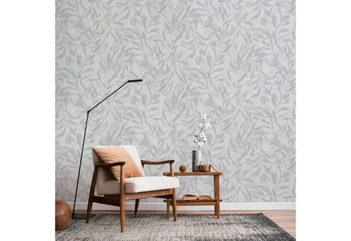 Marburg Vliestapete Tapete Leaf Luxe, geprägt, floral, moderne Vliestapete für Wohnzimmer Schlafzimmer Küche