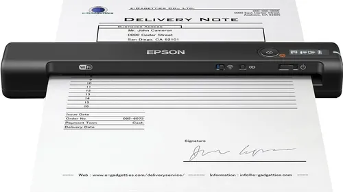 Epson WorkForce ES-60W mobiler Dokumentenscanner in schwarz von Epson
