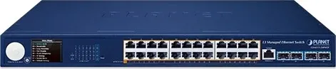 PLANET Layer 3 24-Port Gigabit Ethernet Switch in blau von Planet