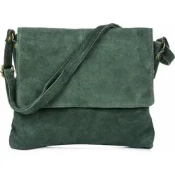 Damen Wildledertasche, italienische Messenger Bag, B5, geräumig, Aktentasche