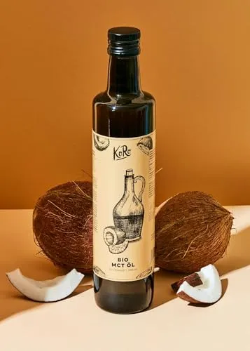 KoRo - MCT Öl 500 ml - Geschmacksneutral - Gewonnen aus reinem Kokosöl - Bio-Qualität