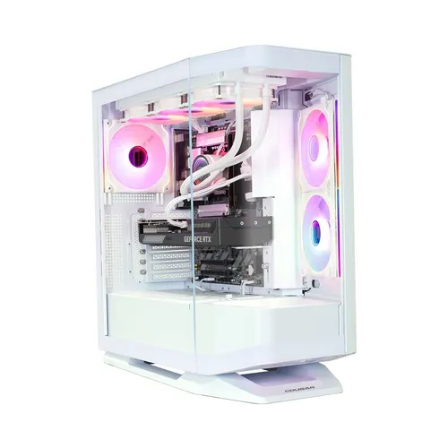 Cougar FV270 WT 7502 Gaming-PC - PC-Systeme mit Intel® CoreTM Ultra 5, RTX 5070 und 32 GB DDR5 RAM, ausgestattet mit effizienter Wasserkühlung für optimale Leistung und Gaming-Erlebnis.