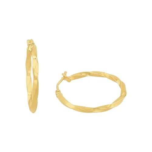 Amor Creolen Damen Ohrschmuck, 3 cm, Gold von Amor