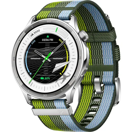 OPPO S Smartwatch mit Textilarmband, Silber (69103932)