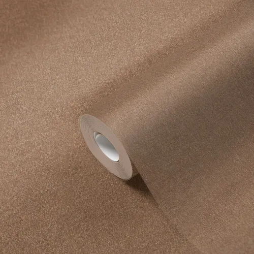 A.S. Création Vliestapete Struktur Uni Meliert Einfarbig Braun Beige 38926-2 Terra