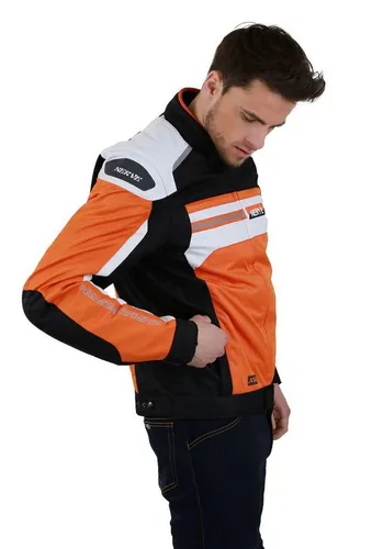 NERVE Motorradjacke X 66 Unisex orange M in orange von NERVE