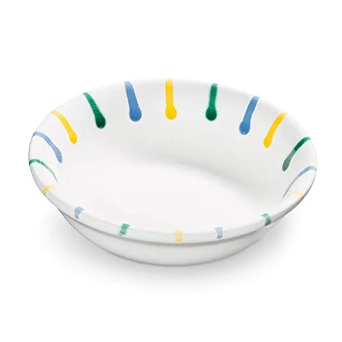 GMUNDNER KERAMIK Müslischale klein - Buntgeflammt - Dessertschalen, handgemacht in Österreich mit 0.2 Liter Füllmenge; perfekter Start in den Tag mit stilvollem Design und zeitloser Eleganz.
