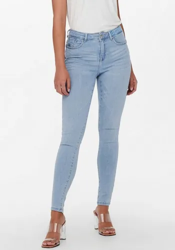 ONLY Damen ONLPOWER MID Push UP SK DNM AZG944 NOOS Jeanshose - Skinny Fit Jeans in Special Bright Blue Denim, mit Push-Up Effekt für eine perfekte Silhouette und ideal für jeden Anlass.