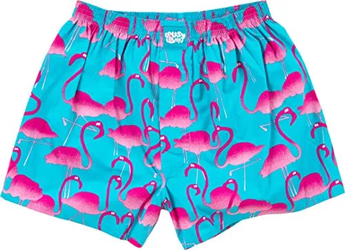 Lousy Livin Underwear Herren Boxershorts Flamingos Gr. M in türkis von Lousy Livin