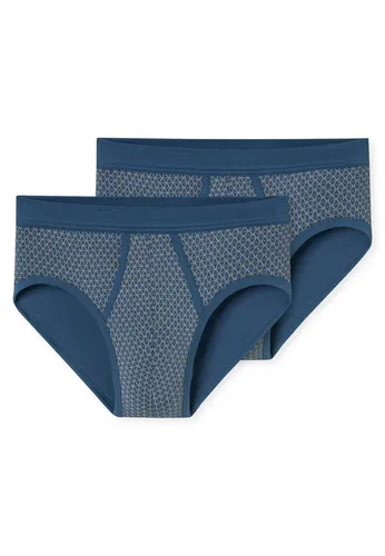Schiesser Herren 2 Pack Sportslip mit Eingriff - Classic Slip - Herren-Slips im praktischen 2er-Pack, aus hochwertiger Baumwolle für optimalen Tragekomfort und perfekten Sitz.