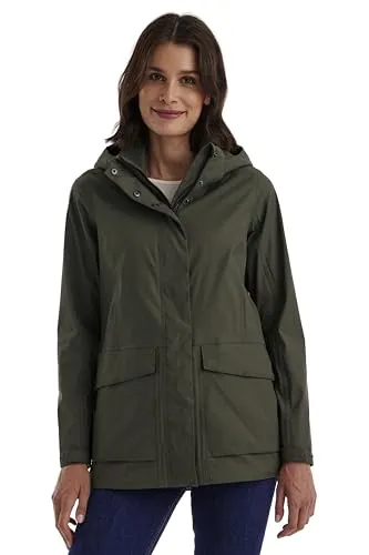 G.I.G.A. DX Damen Funktionsjacke - Wasserdichte Outdoorjacke mit abnehmbarer Kapuze, 10.000 mm Wassersäule, atmungsaktiv und winddicht, ideal für aktive Frauen in der Natur.