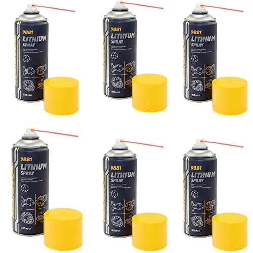 Lithium Spray Lithiumfett MANNOL 9881 6 X 400 ml