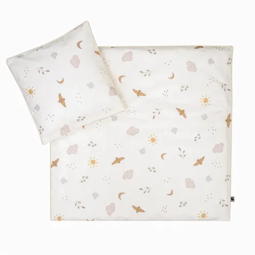 Julius Zöllner Bettwäsche Organic 80/80+35/40 Night & Day TOP - Bettwäsche aus 100% Bio-Baumwolle, besonders sanft zur Haut und ideal für einen erholsamen Schlaf. Perfekt für Kinderbetten und umweltbewusste Eltern.