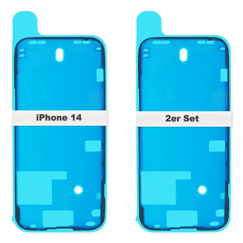 2x iPhone 14 Rahmen LCD Display Kleber Dichtung Klebefolie Wasserdichtung