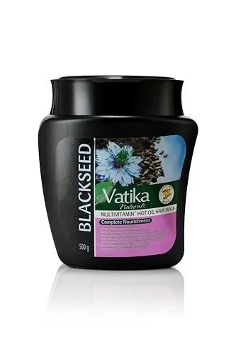 Vatika Multivitamin Haarmaske mit Schwarzkümmel für Glanz und Kraft, 500 g