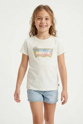 Levi's® Kids T-Shirt LVG OMBRE BATWING SS TEE für Mädchen in Weiß 116 (6J)