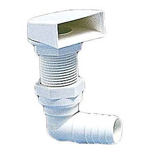 Osculati Borddurchlass Kunststoff, weiß 90° 1 x 19 mm