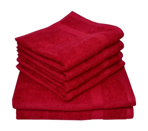 Dyckhoff Baumwolle, Gästetuch 30/50 cm, Farbe: rot