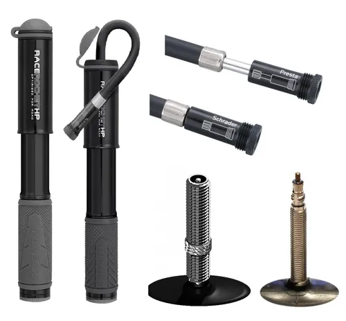 Topeak RaceRocket HP Minipumpe für Rennräder 11bar Schwarz - Die Topeak RaceRocket HP Minipumpe bietet schnelles und müheloses Aufpumpen mit einem Druck von bis zu 11 Bar. Ideal für Rennradfahrer, kompakt und leicht, lässt sich einfach am Rahmen befestigen.