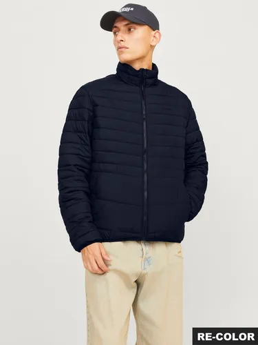 Jack & Jones State Packable Puffer Jacke Blau S - Funktionsjacke mit winddichtem Design und leichtem Synthetik-Daunenfüllung für optimale Wärme. Praktisch faltbar für einfachen Transport und Aufbewahrung.