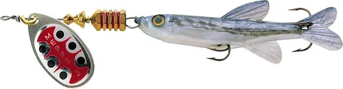 Mepps Spinner Aglia TW mit Fisch (Silber) Gr. 4