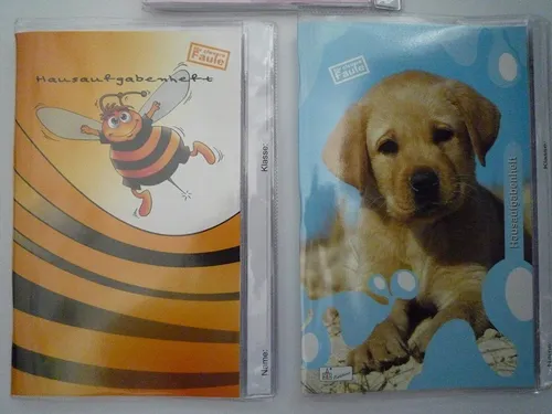 Brunnen Hausaufgabenheft für clevere Faule (A5, 56 Blatt, linert mit Tagese ...