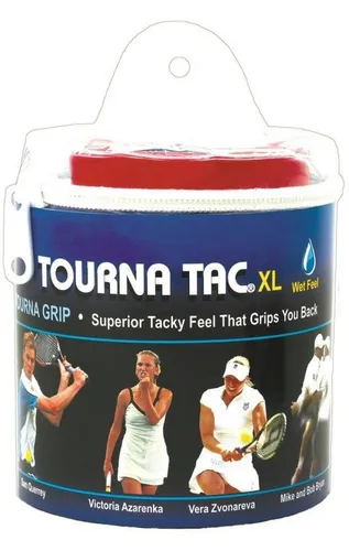 Tourna Tac Grip II XL Blau - 30er Pack - Tennis-Zubehör mit rutschfestem Synthetikmaterial für optimalen Grip und Kontrolle auf dem Platz.