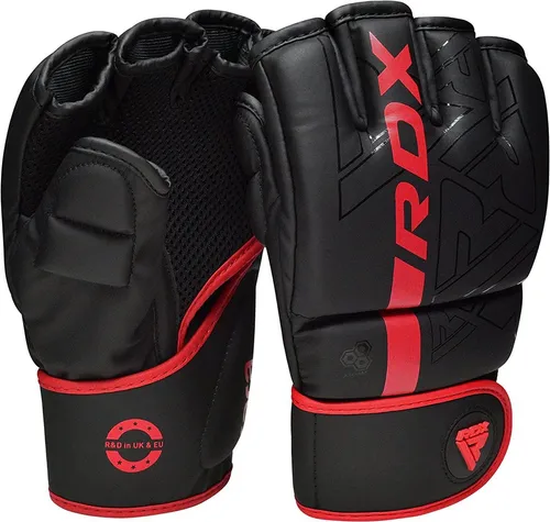 RDX Sports MMA-Handschuhe X-Large - Hochwertige MMA-Handschuhe in Rot für optimales Training und Sparring. Ideal für Grappling und sicheres Training. Robuste Verarbeitung für lange Haltbarkeit.