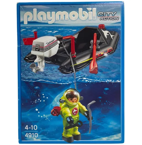 PLAYMOBIL® City Action 4910 Kleinboot mit Tiefseetaucher